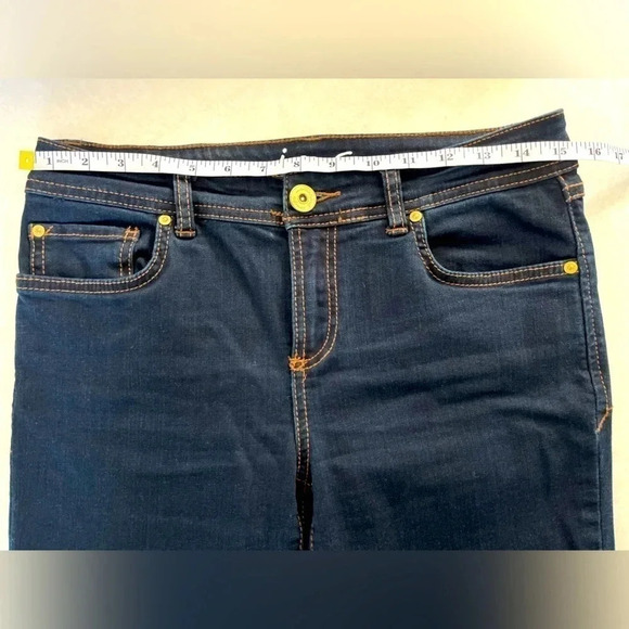 Inc International Concepts/ denim/ Skinny leg cropped jeans/Deep blue/ Size US 6 - Picture 12 of 12
